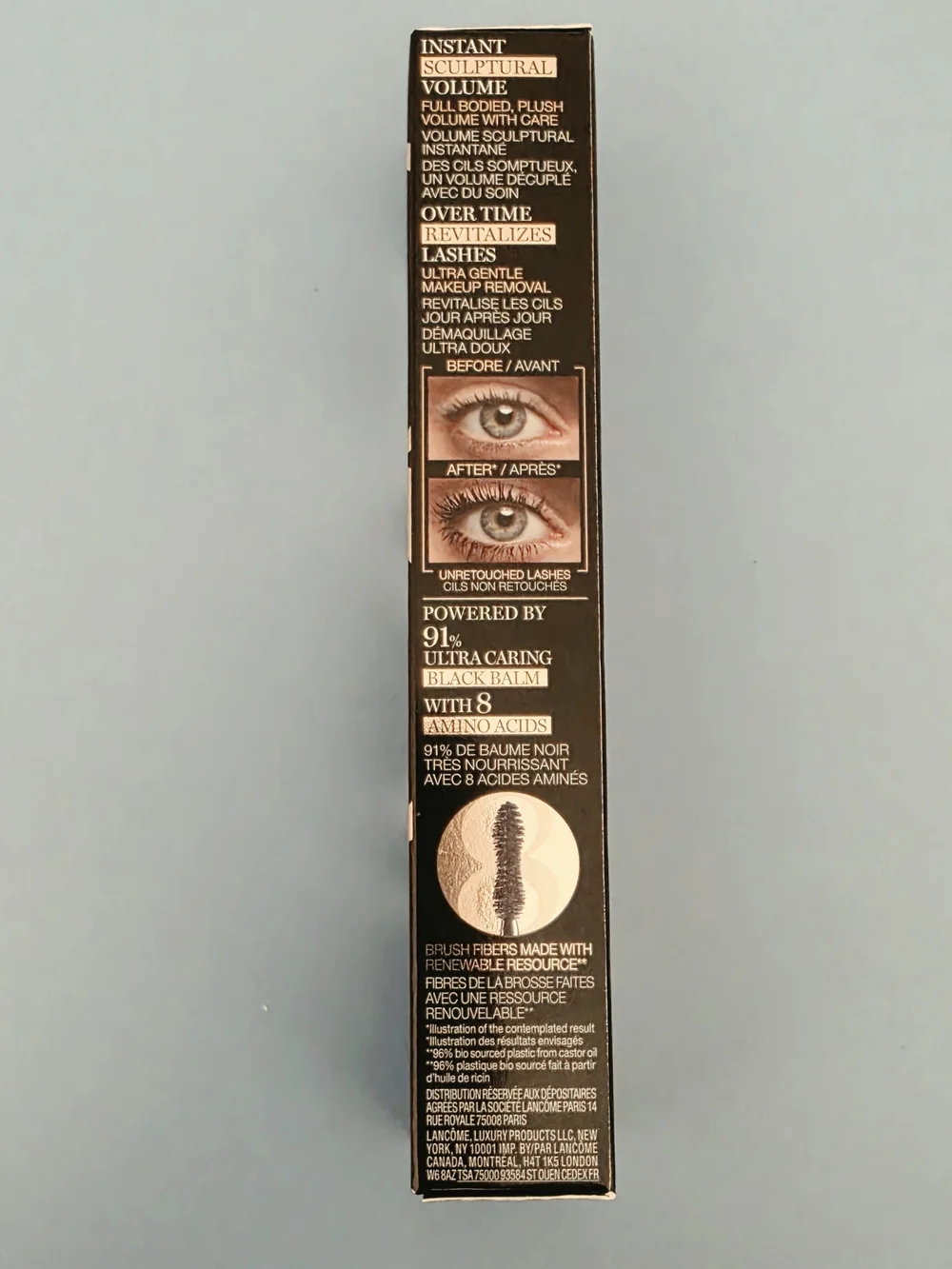 Lancôme Le 8 Hypnôse Serum Infused Volumizing Mascara - NIB 03 Noir Grenat